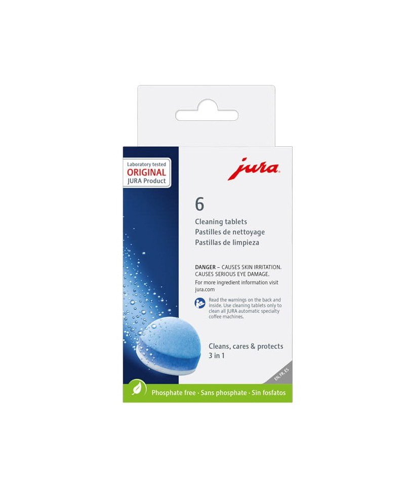 JURA Accessoires Pastilles de nettoyage 3 phases