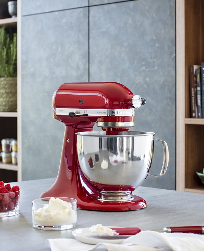 Bol Mélangeur KitchenAid K45 Acier Inox - 4,5 Qt - Avec Poignée - Occasion - Corée