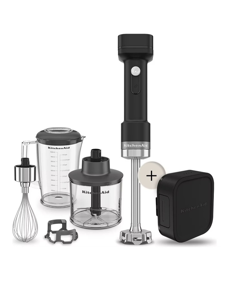 Kitchenaid -MIXEUR PLONGEANT SANS FIL AVEC ACCESSOIRES ET BATTERIE - KITCHENAID GO