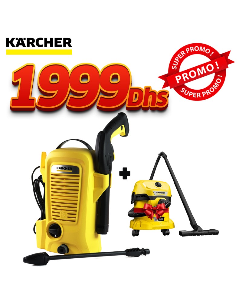 Offre Immanquable Kärcher : La puissance du nettoyage, doublée !