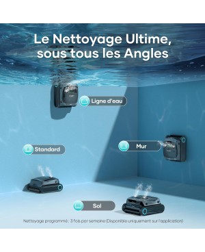 Aiper Scuba X1 Pro Max Nettoyeur de piscine robot sans fil