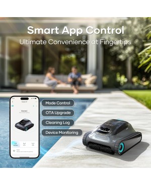 Aiper Scuba S1(Version 2025) Robot Piscine Nettoyage des Parois et de la Ligne d'eau, Contrôle par App