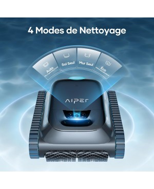 Aiper Scuba S1(Version 2025) Robot Piscine Nettoyage des Parois et de la Ligne d'eau, Contrôle par App