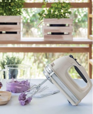 Kitchenaid -BATTEUR 9 VITESSES Crème