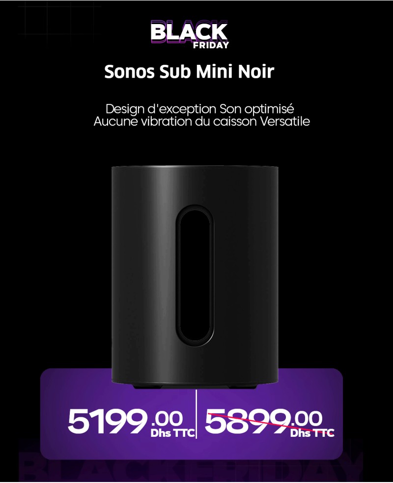 - Sonos Sub Mini