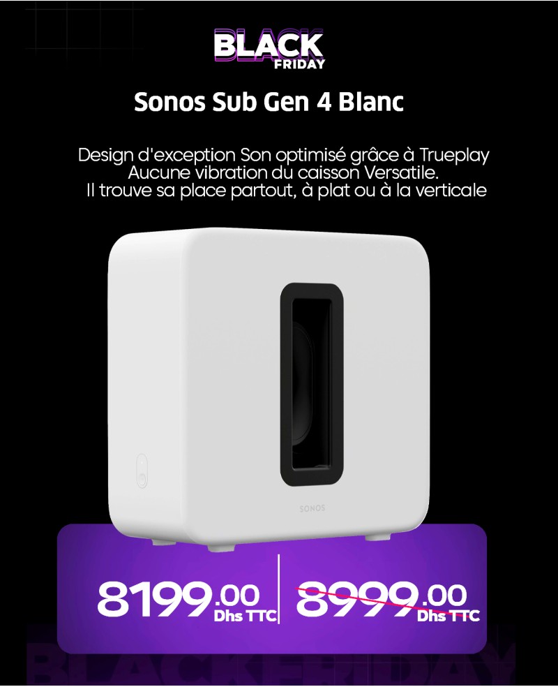 - Sonos Sub Gen 4