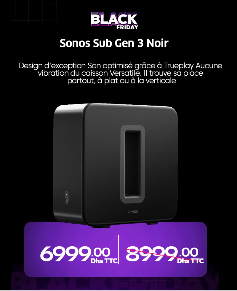 - Sonos Sub Gen 3