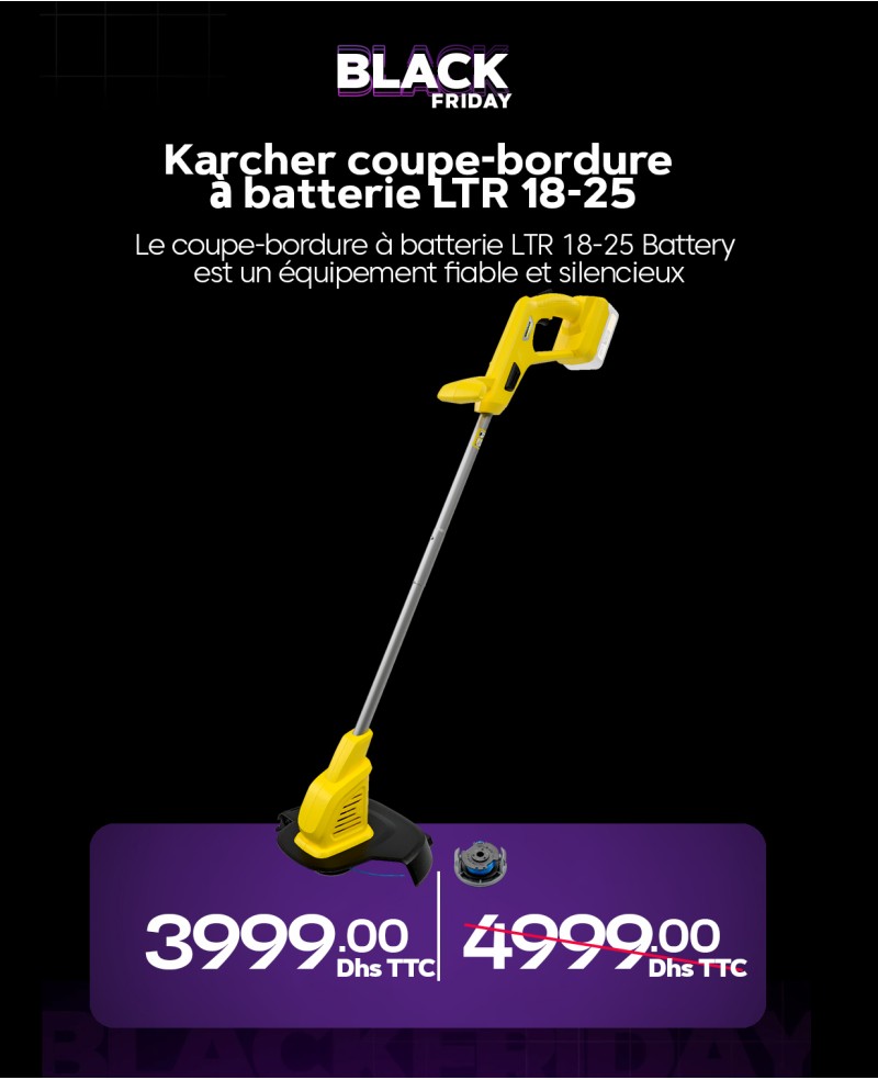 - Karcher coupe-bordure à batterie LTR 18-25