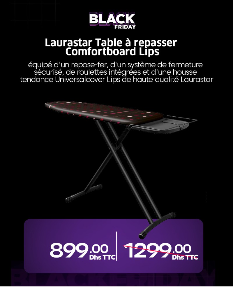 Laurastar Table à repasser Comfortboard Lips