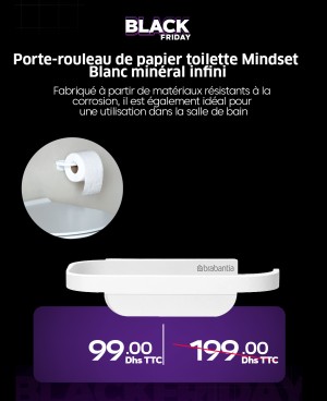 Brabantia Porte rouleau de papier toilette  Mindset