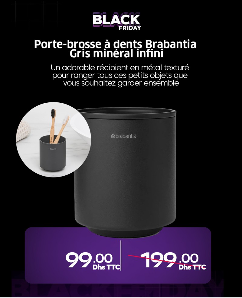 Brabantia Porte brosses à dent  Mindset