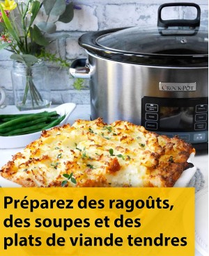 Crockpot Mijoteuse programmable TimeSelect 5,6L