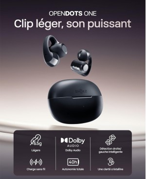 Shokz OpenDots ONE Noir