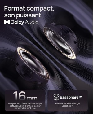 Shokz OpenDots ONE Noir