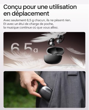 Shokz OpenDots ONE Noir