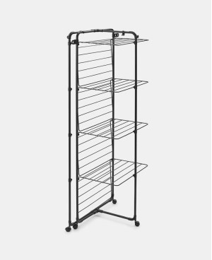 Brabantia HangOn Tower Drying Rack 30m Matt Black