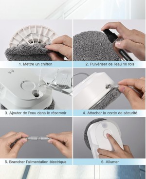 HUTT DDC56 Robot Laveur de Vitre