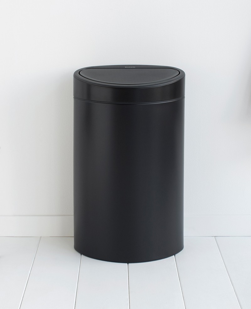 Brabantia Touch Bin New, 40 litre, Matt Black